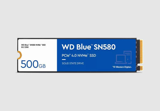 Western Digital SSD WDS500G3B0E 500GB M.2 WD Blue SN580 PCIe Retail